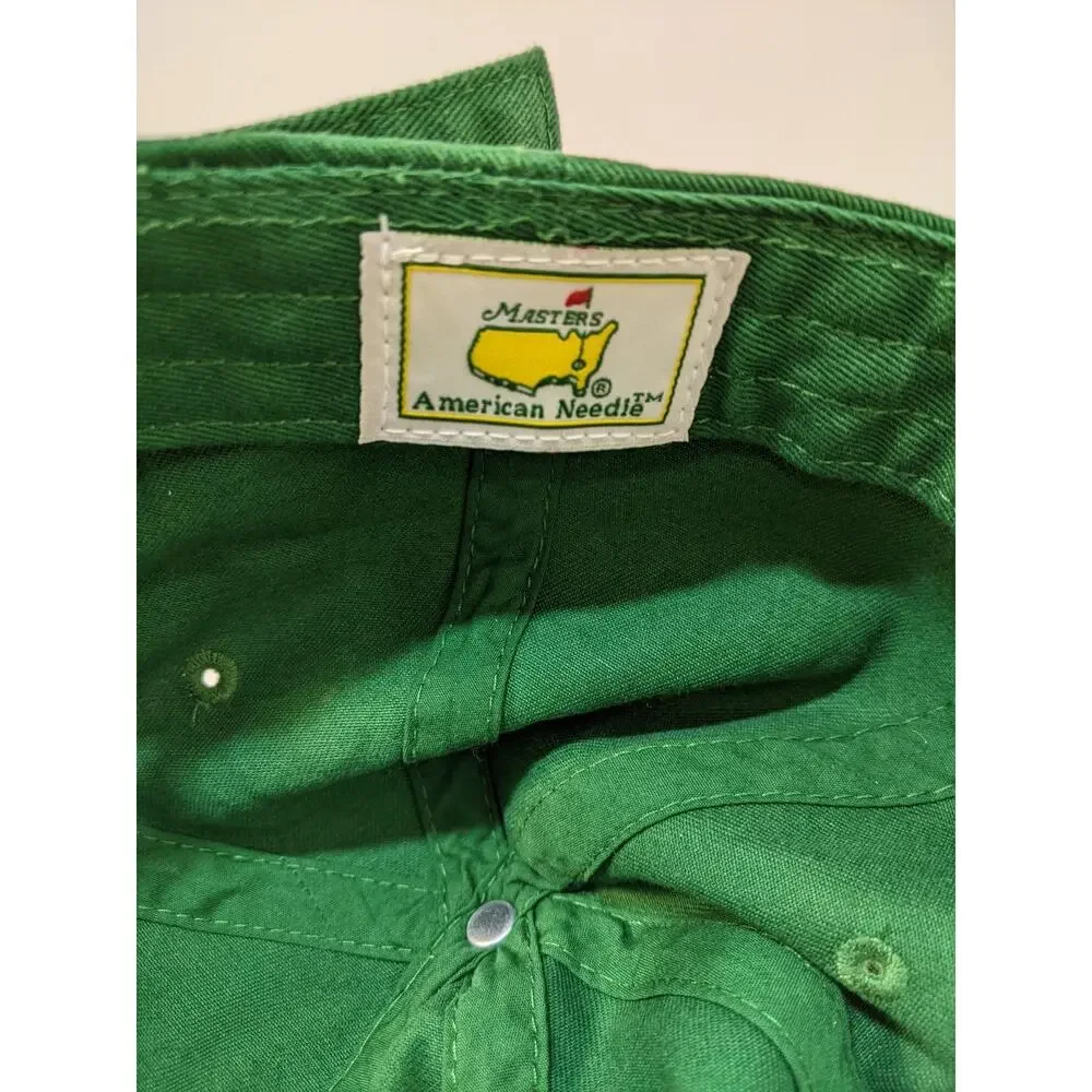2022 Masters Green Cotton‎ Hat Cap AUGUSTA NATIONAL GOLF American Needle EUC